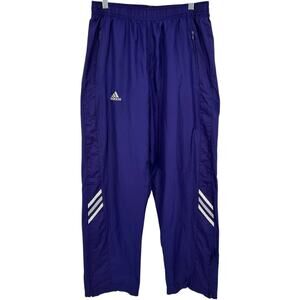 Vintage y2k Men's Purple Adidas Climalite Mesh Lined Windbreaker Sweatpants Sz S